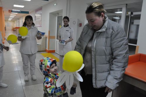 В детской поликлинике Елабуги провели день «Белой Ромашки»