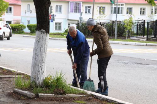 Елабужане вышли на субботник