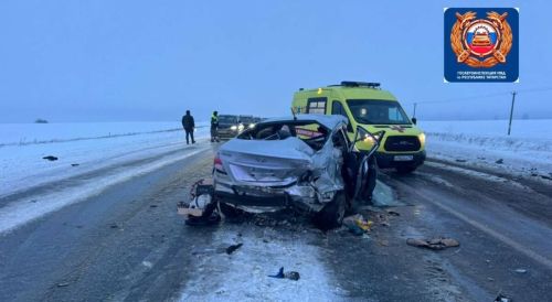 В Татарстане два человека погибли в массовом ДТП