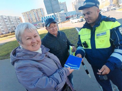В Елабуге прошла акция «С заботой о пожилых участниках дорожного движения»