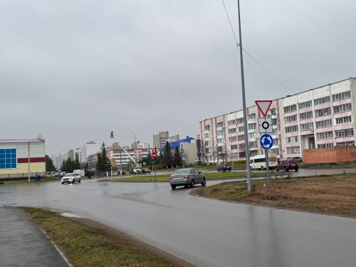 В Елабуге на Центральном стадионе появилась новая кольцевая развязка