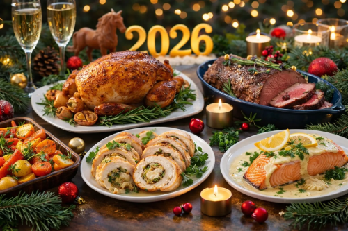 Горячее на Новый год 2026: 5 простых и вкусных рецептов для праздничного стола