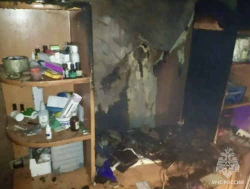 «Домашний» салют обернулся пожаром и спасением кота в Глазове
