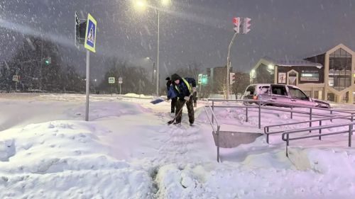 Уборка улиц от снега в Елабуге ведётся ежедневно по графику