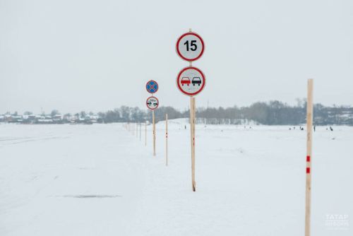 В Татарстане закрыли ледовую переправу через Каму