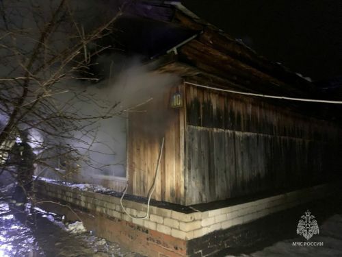 В Елабужском районе на пожаре погиб человек