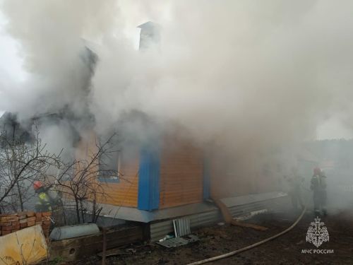 В Татарстане на пожаре погибли мать с сыном