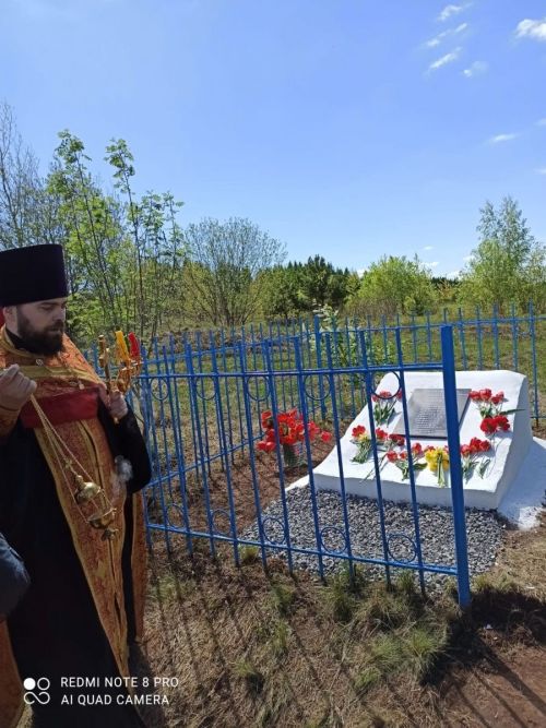 В селе Лекарево установлен поклонный Крест в память о жертвах трагедии 1919 года