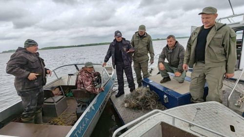 В Татарстане изъяты 23 запрещенные рыболовные сети на реке Кама