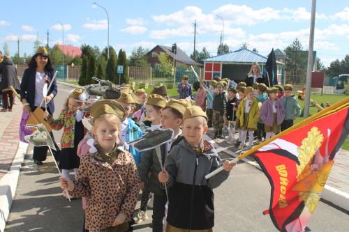 В Елабуге в детском саду торжественно провели Парад Победы