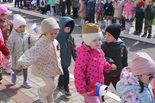 В Елабуге в детском саду торжественно провели Парад Победы