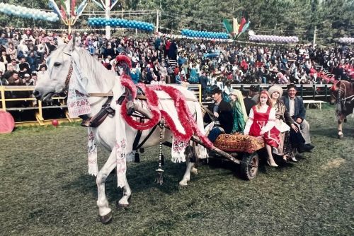 Сабантуй сквозь года: архивные кадры праздника в Елабуге