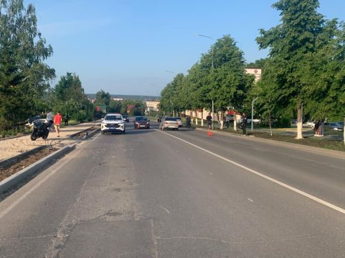 В Елабуге произошло ДТП с участием автомобиля и мотоцикла