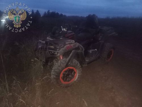 Ночная авария в Тукаевском районе: двое погибших после опрокидывания квадроцикла