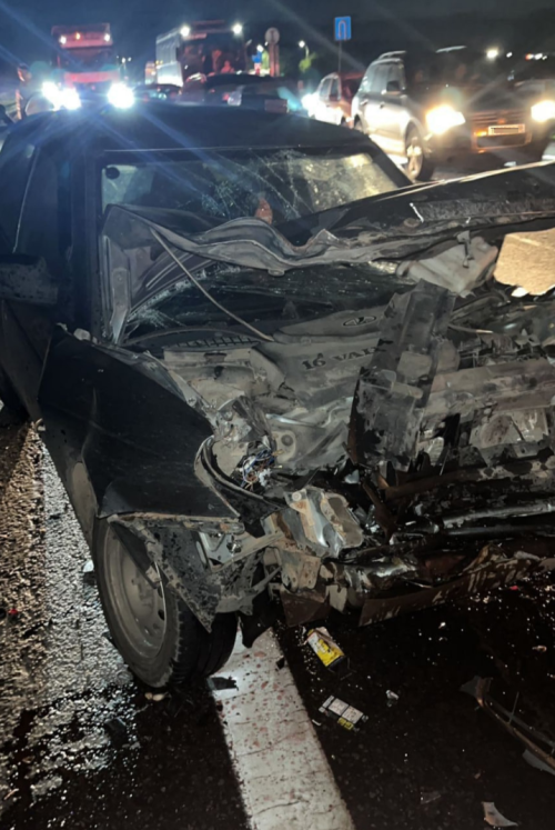 В Елабужском районе произошло ДТП с участием двух автомобилей