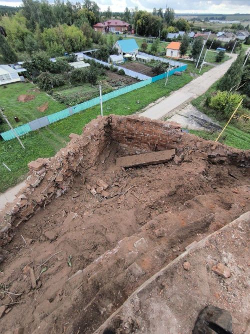 В Большой Качке идут работы по сохранению старинной церкви