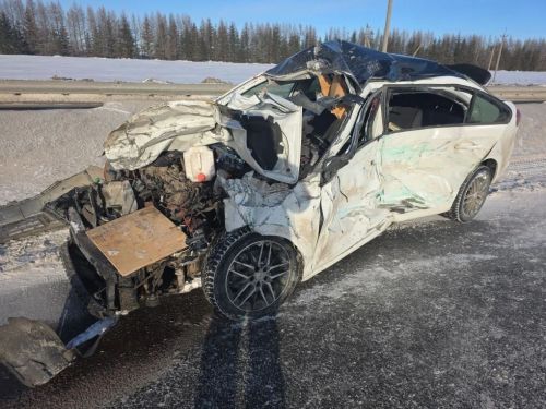В Елабужском районе на трассе М-7 произошло ДТП с участием трёх автомобилей