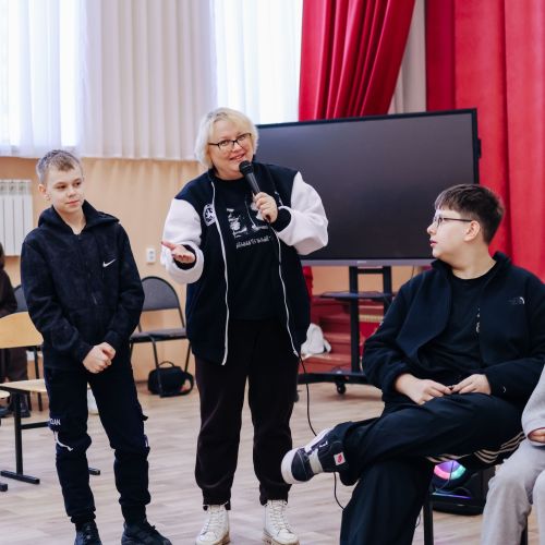Ученики школы №1 в Елабуге вступили в «Движение Первых» после тренинга на сплочение