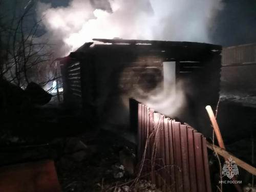 Отец и сын погибли при пожаре в частном доме в Елабужском районе