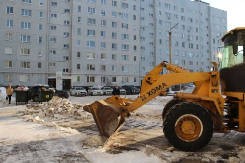 Дополнительный график чистки снега с вывозом во дворах Елабуги