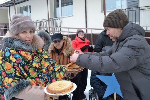 В Елабужском доме-интернате для престарелых встретили Масленицу