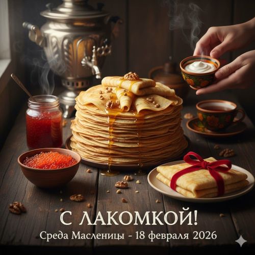 Масленица 18 февраля 2026: что за праздник сегодня, традиции «Лакомки» и зачем зятю идти к тёще