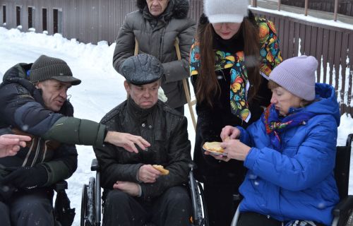 В Елабужском доме-интернате для престарелых встретили Масленицу