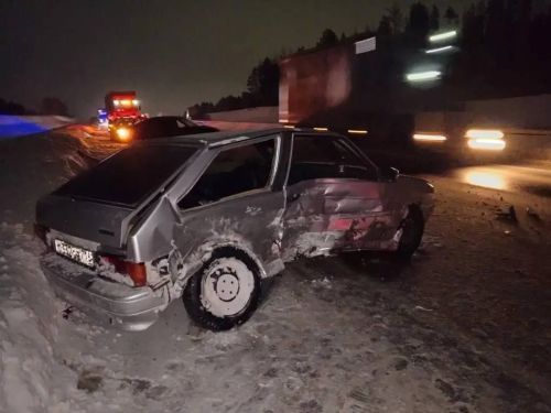 Пассажирка с травмами госпитализирована после ДТП на трассе М-7 в Елабужском районе