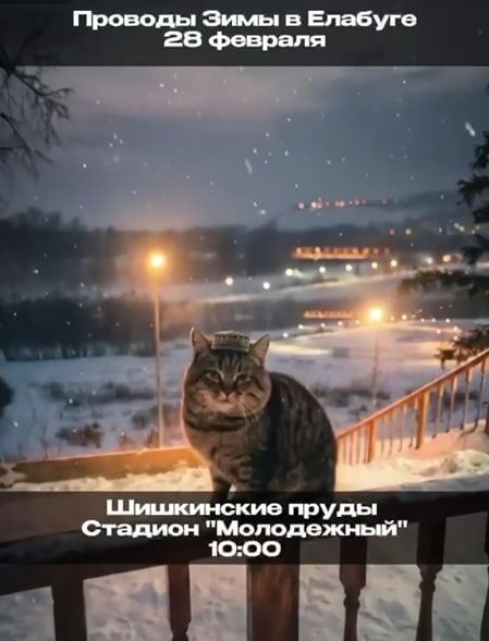 ИИ-котики приглашают на блины: Рустем Нуриев креативно анонсировал проводы зимы в Елабуге