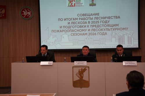 В Елабуге подвели итоги работы лесного хозяйства за 2025 год