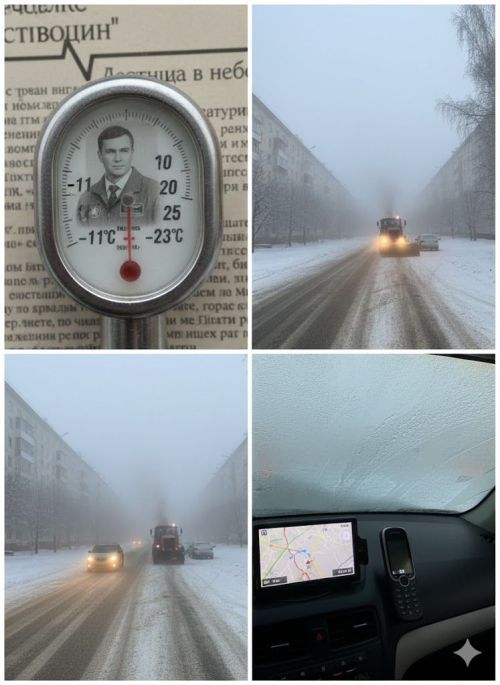 Утро в Елабуге 6 февраля: туман на дорогах, график уборки снега во дворах и визит космонавта в архивах