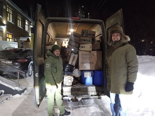 Елабужские молодогвардейцы отправили гуманитарный груз бойцам СВО