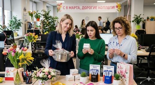 Кастрюли, антивозрастной крем и ручки с логотипом: эксперт назвала худшие подарки для коллег к 8 Марта