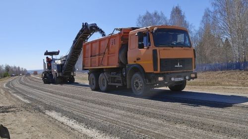 В Елабуге продолжается ремонт Набережночелнинского шоссе