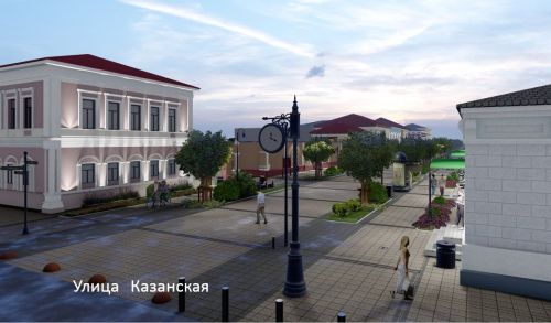 Алабуганың Казан урамы тулысынча җәяүлеләр урамы булачак