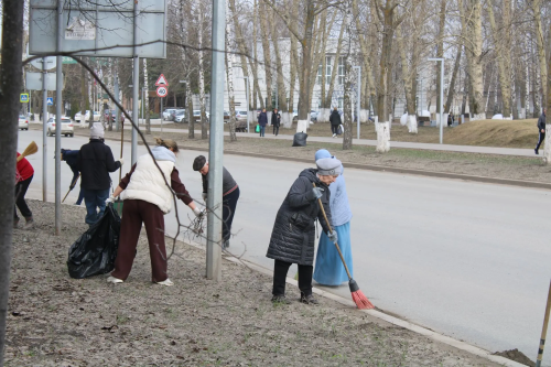 Чистота родного города – дело общее: в Елабуге прошел общегородской средник
