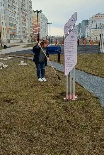 В елабужском сквере «Сад у дома» прошел весенний средник