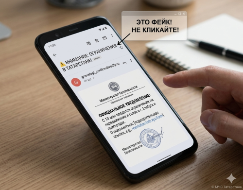 Не верьте письмам об «ограничениях»:  татарстанцев предупреждает о провокациях