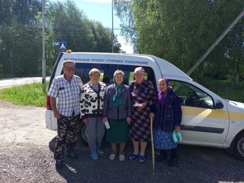 В Елабужском районе пожилых сельчан доставляют в медучреждения
