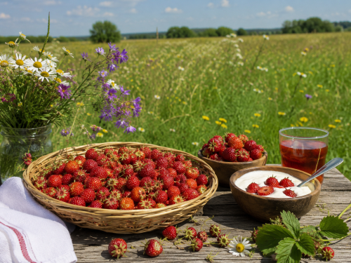 Луговая земляника в Елабуге цена, польза, вред и рецепты