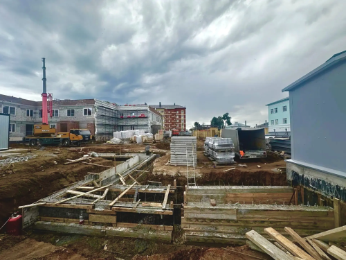 В детском саду «Купеческий городок» в Елабуге началось благоустройство территории