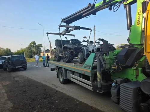 В Елабужском районе задержали четырех подростков за рулем мототехники