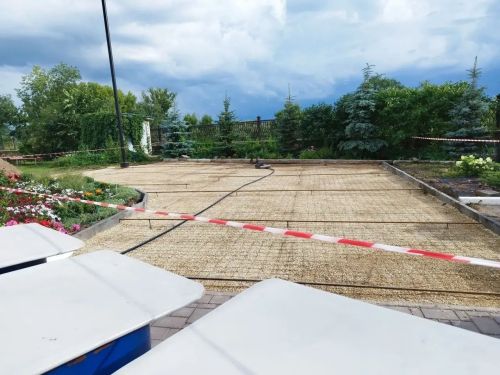 У Спасского собора в Елабуге благоустраивают площадку возле полевой кухни