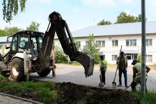 В Елабуге обновляют улицы, тротуары и общественные пространства