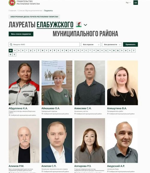 Алабугадан 316 кеше Татарстанның Электрон мактау тактасына эләкте