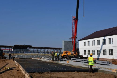 В Елабуге возводится пристрой к Легкоатлетическому манежу