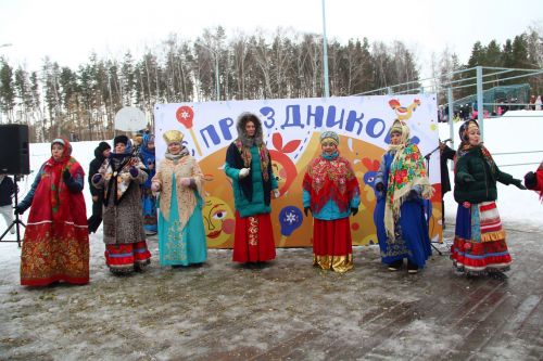 В Елабуге прошел праздник Масленицы