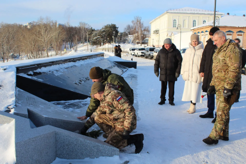 Герой России Расим Баксиков с визитом в Елабуге