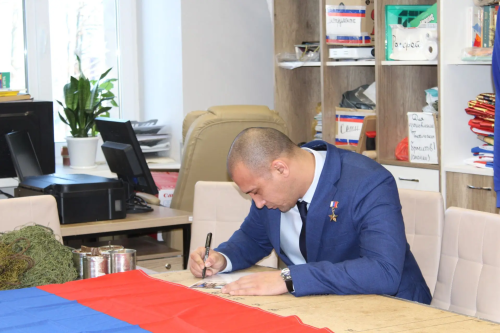 Герой России Расим Баксиков с визитом в Елабуге