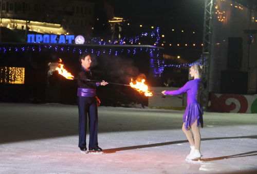 Первое ледовое шоу в Елабуге